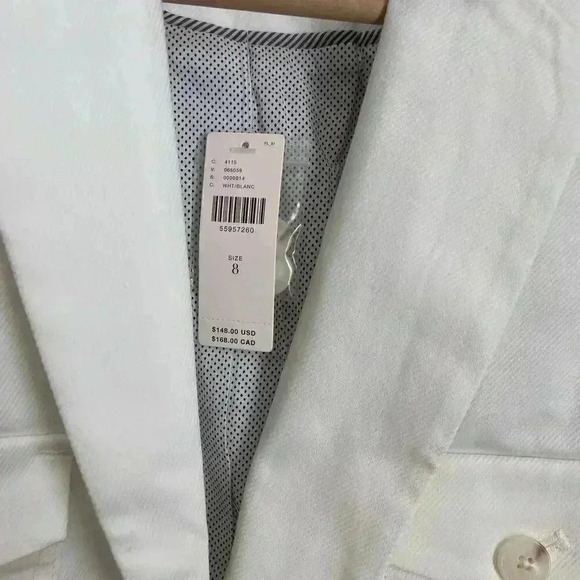 Anthropologie Neve Utility Jacket White Size 8 - Picture 5 of 16